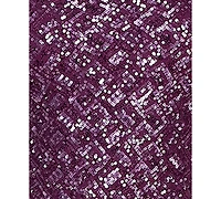 Emerald Sundae Juniors' Sequined Bubble-Hem A-line Dress