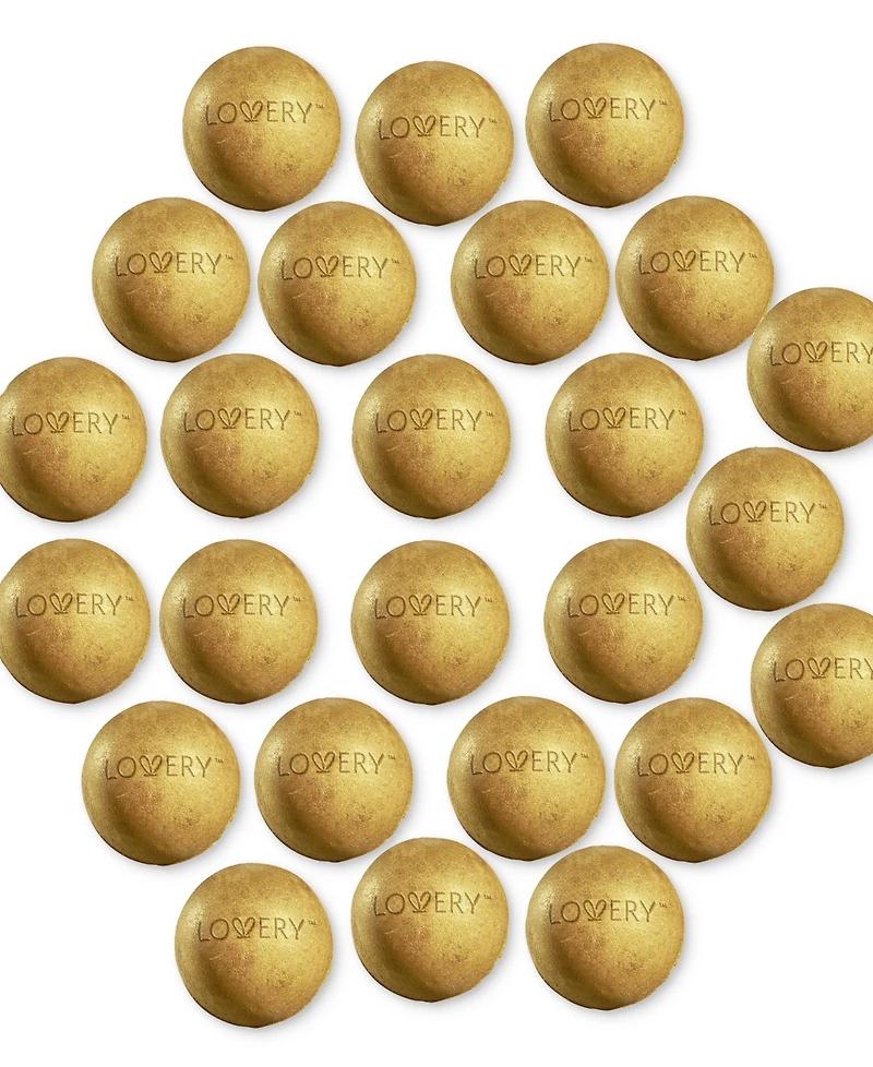 Lovery 25-Pc. Lavender 24K Gold Bath Bomb Set