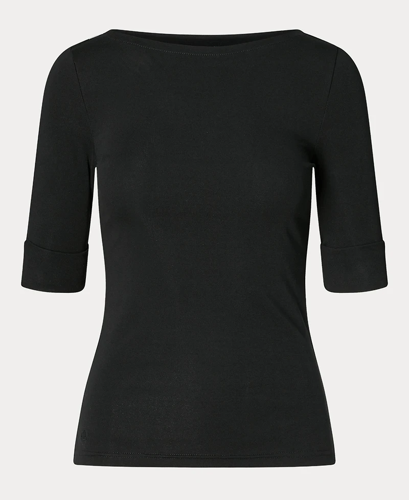 Lauren Ralph Stretch Boatneck Top