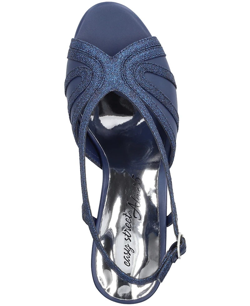 Easy Street Women's Starlight Strappy Heeled Sandals