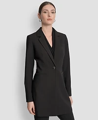 Dkny Women's Single-Button Long-Sleeve Blazer, Regular & Petite