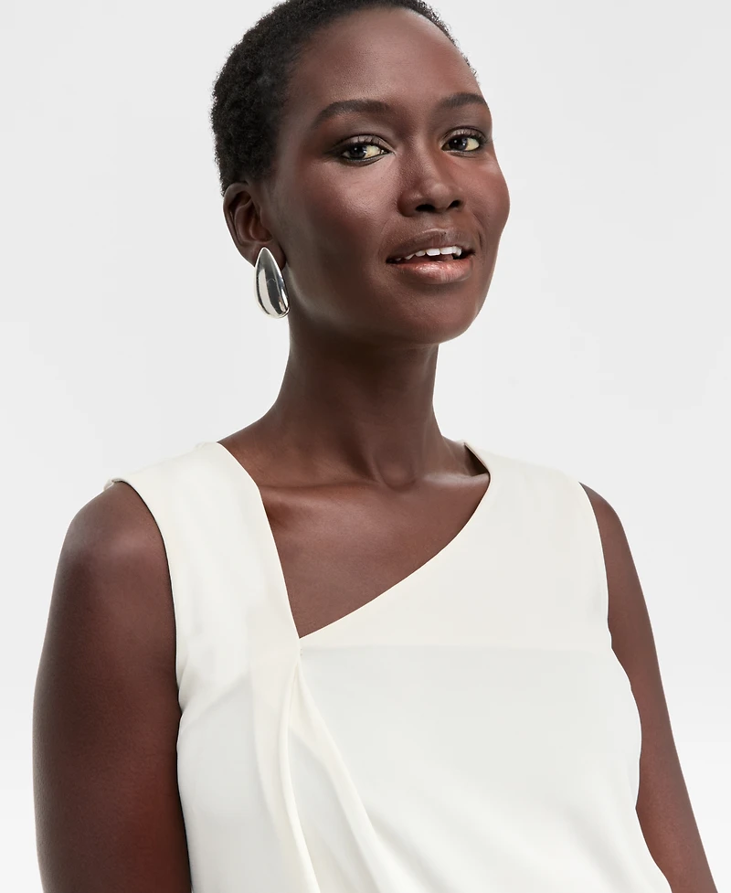 I.n.c. International Concepts Women's Asymmetrical-Neck Tank, Macy's Exclusive