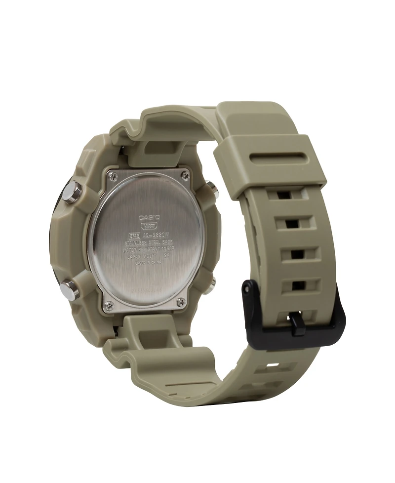 Casio Men's Analog Tan Resin Watch, 52.5mm