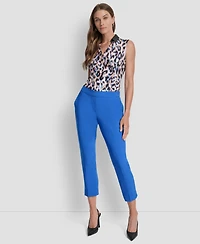 Dkny Women's Mid-Rise Straight-Leg Ankle Pants