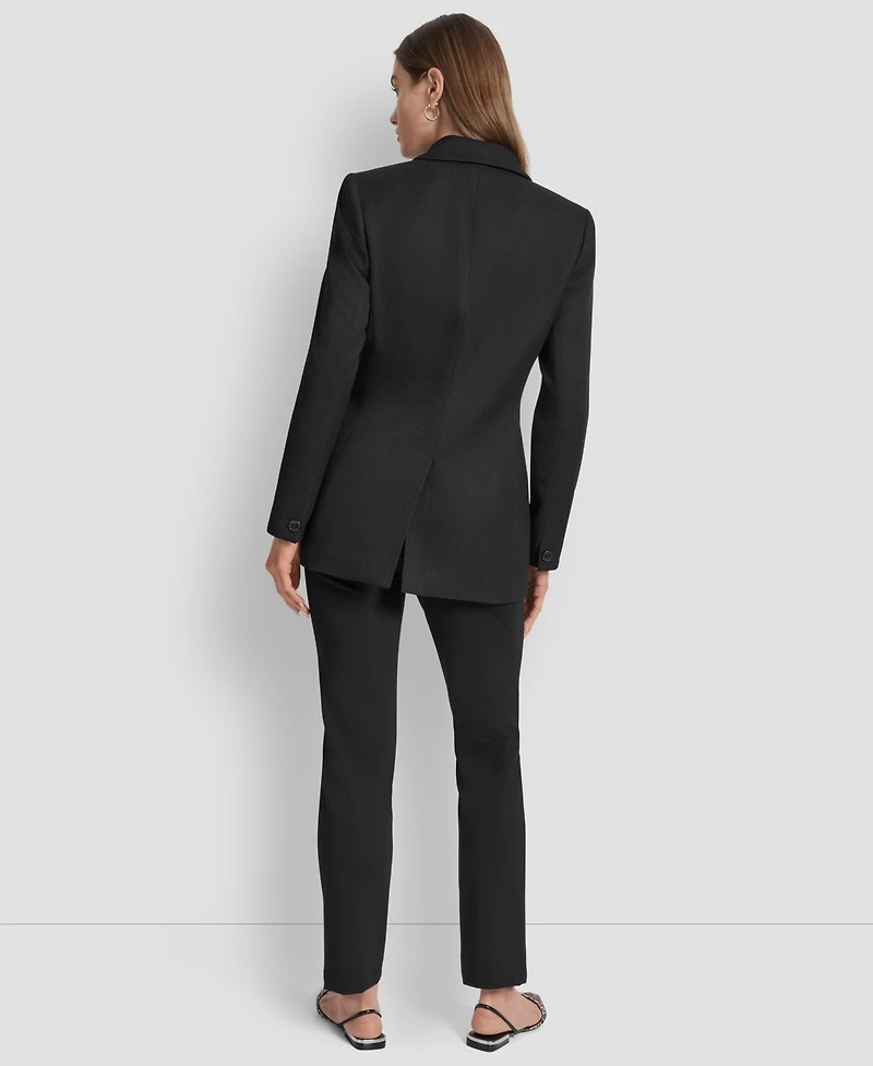 Dkny Women's Double-Breasted Basket-Weave Jacket