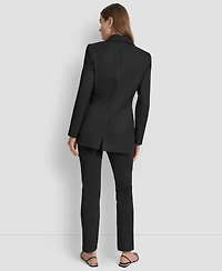 Dkny Women's Double-Breasted Basket-Weave Jacket