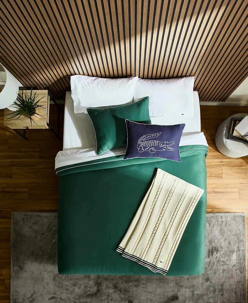 Lacoste Tiebreak Cotton 2-Pc. Duvet Cover Set, Twin