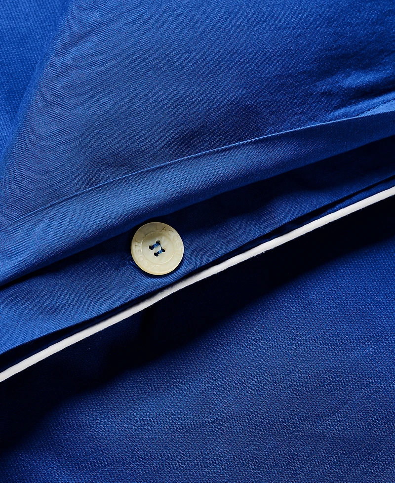 Lacoste Tiebreak Cotton 3-Pc. Duvet Cover Set, Full/Queen