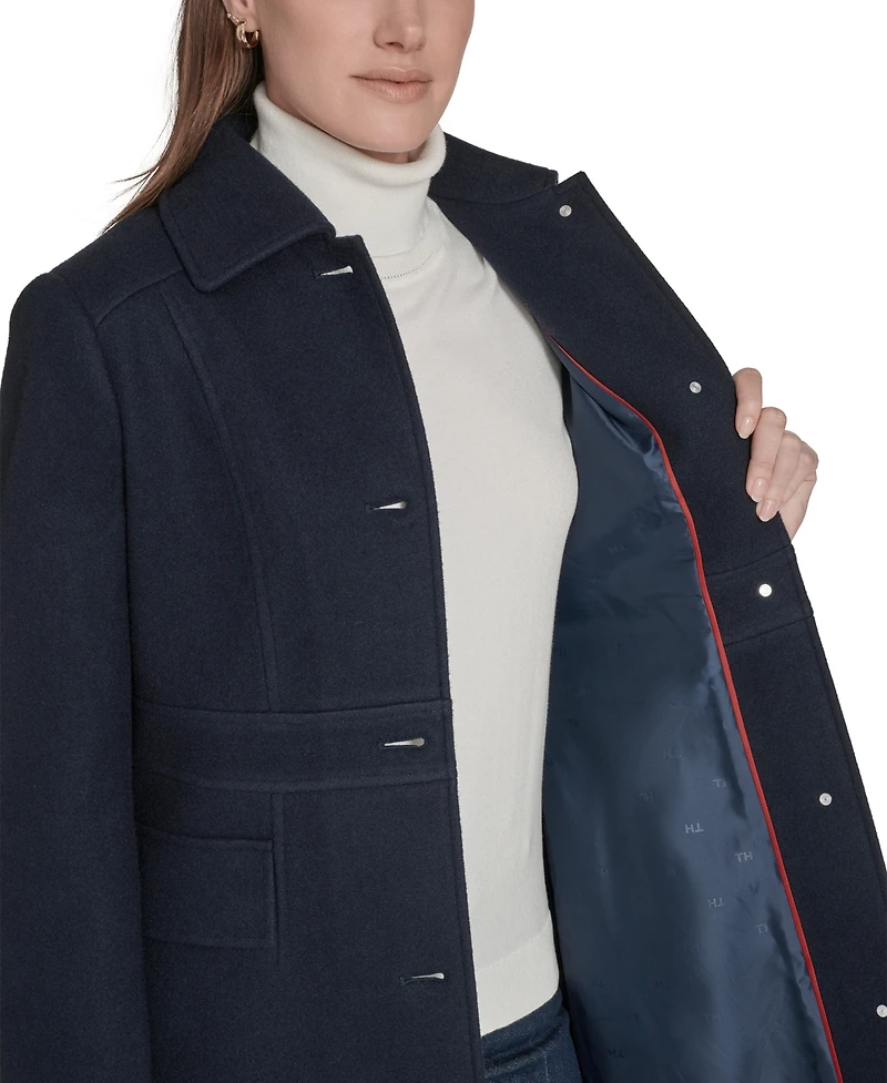 Tommy Hilfiger Women's Single-Breasted Coat, Created for Macy's