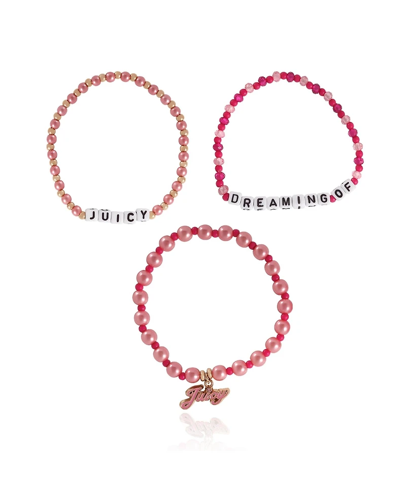 Juicy Couture Kids Dreaming of Juicy 3 Piece Stretch Beaded Jewelry