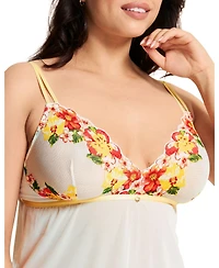 Adore Me Babette Women's Plus-Size Babydoll & G-String Set Lingerie
