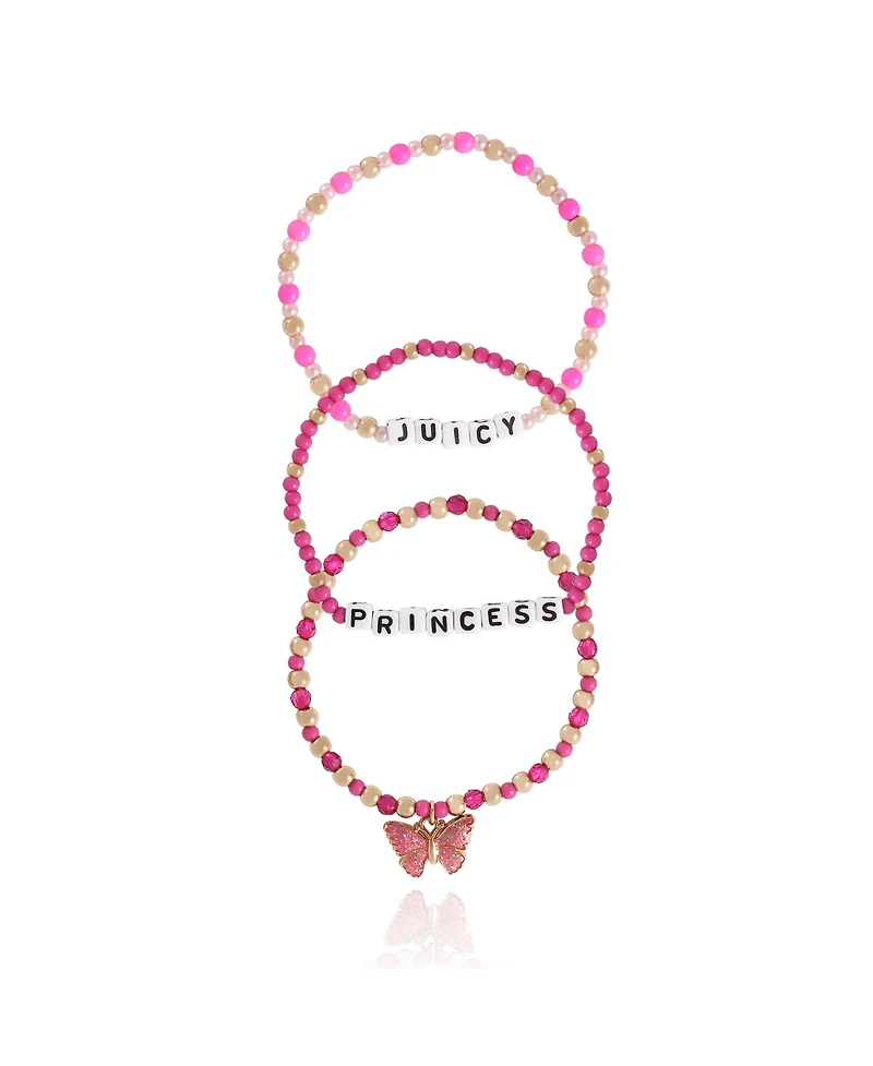Juicy Couture Kids Juicy Pink Butterfly Beaded Jewelry