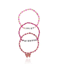 Juicy Couture Kids Juicy Pink Butterfly Beaded Jewelry