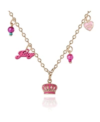 Juicy Couture Kids 15+2" Beaded Charm Necklace