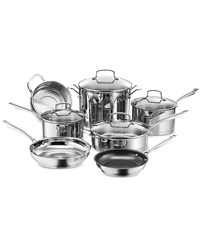 Cuisinart Pro Series Stainless Steel 11-Pc. Cookware Set