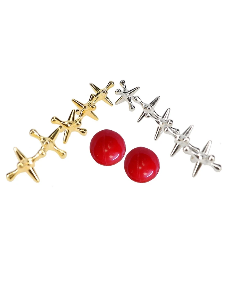 We Games Metal Jacks in a Cotton Canvas Bag