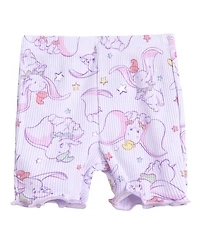 Bambi Baby Girls Disney Winnie the Pooh Minnie Mouse Lilo & Stitch Peplum T-Shirt and Bike Shorts Outfit Set Newborn to