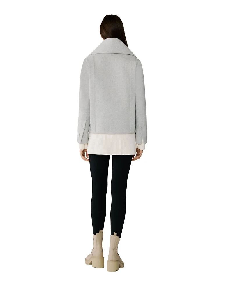 Soia & Kyo Women's Tala Double Breasted Wool Coat