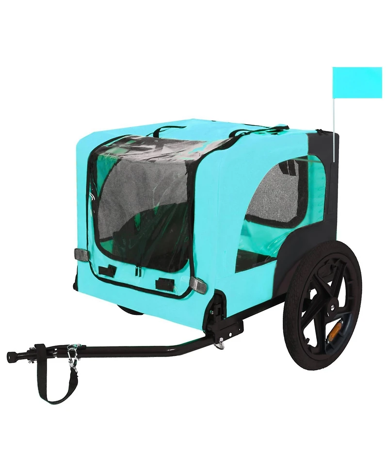 Streamdale Furniture Pet Bike Trailer - Folding Quick Release Leash