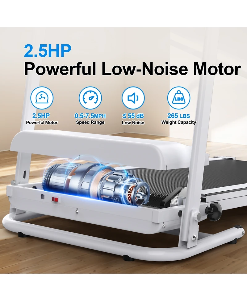 Streamdale Furniture Folding Treadmill Incline Bluetooth Heart Rate