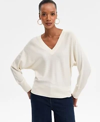 I.N.C. International Concepts Womens V Neck Sweater P Xs 3x Created For Macys