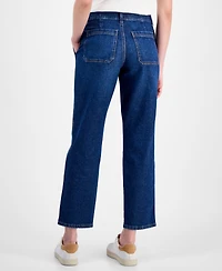 Style & Co Women's Mid-Rise Relaxed Straight-Leg Jeans, Macy's Exclusive