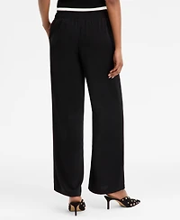 I.n.c. International Concepts Women's High-Rise Wide-Leg Pants, Macy's Exclusive