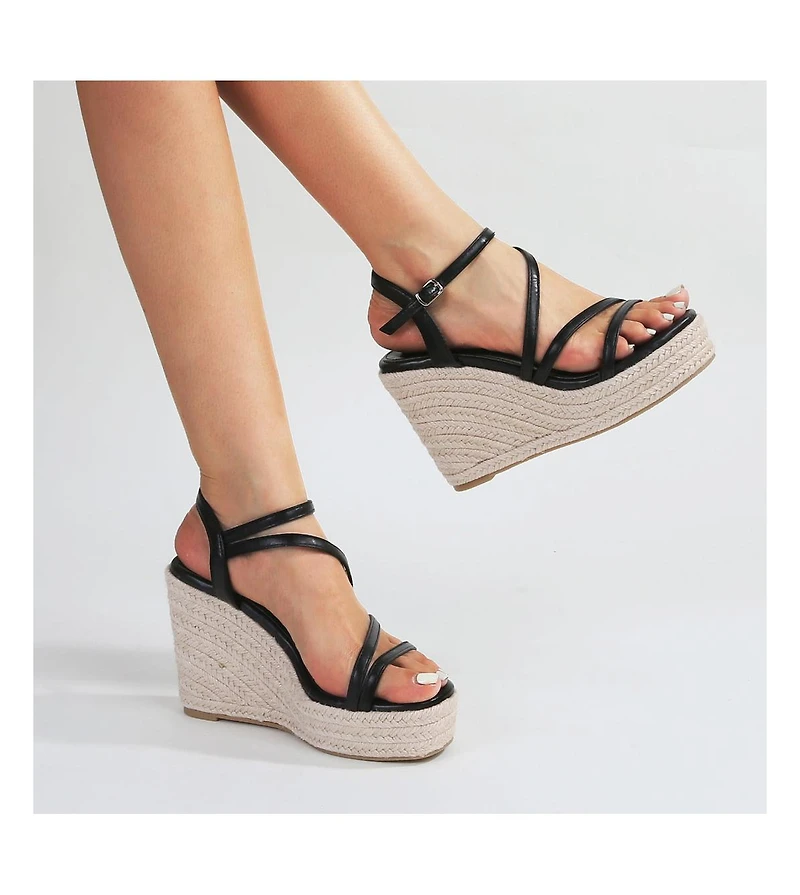 Berness Roma Espadrille Wedge Sandal