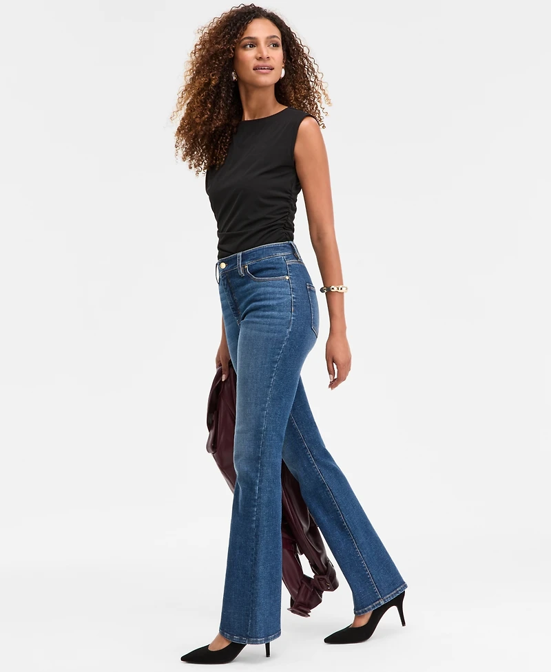 I.n.c. International Concepts Women's High-Rise Bootcut Jeans, Macy's Exclusive