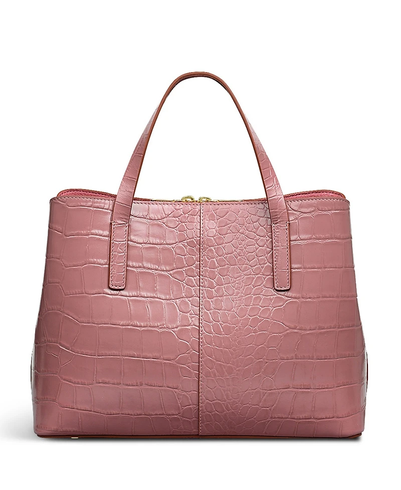 Radley London Dukes Place Faux Croc Medium Zip Top Satchel Bag