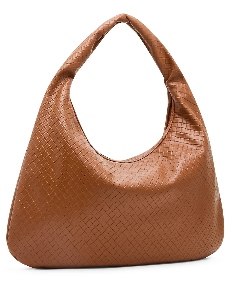 Madden Girl Jesinia Woven Zipper Hobo Bag