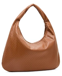 Madden Girl Jesinia Woven Zipper Hobo Bag
