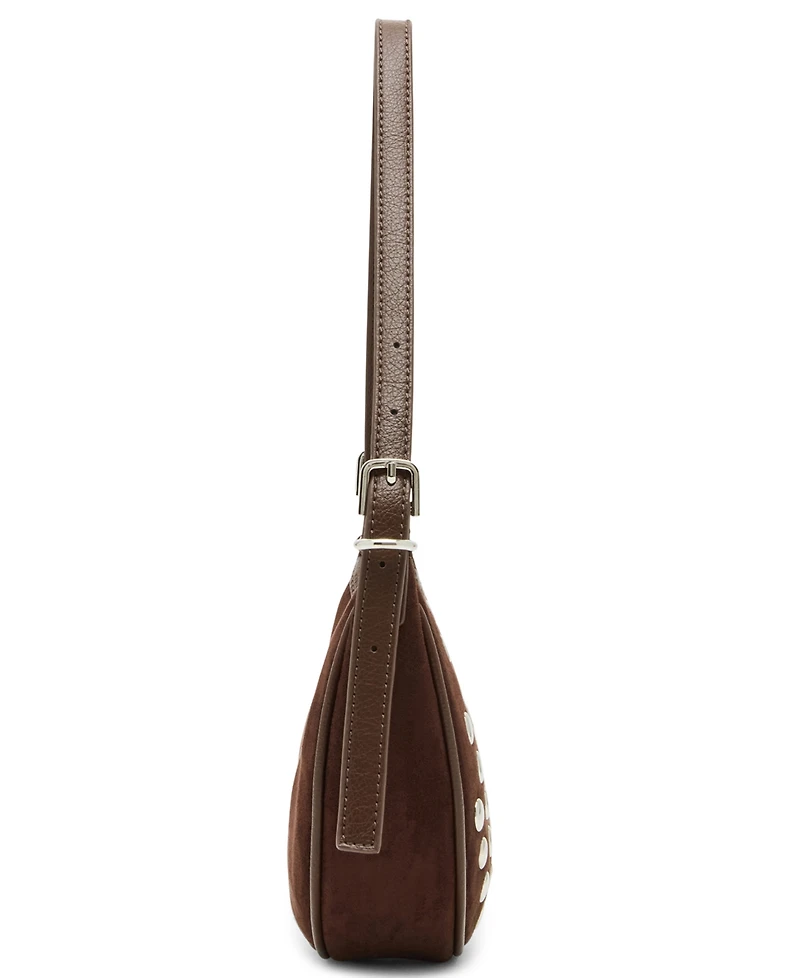 Madden Girl Rhisu Crescent Zipper Shoulder Bag