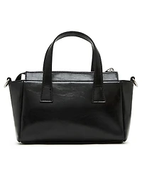 Madden Girl Cathc Crinkle Zipper Satchel Bag