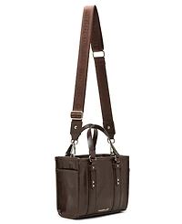 Madden Girl Kyrac Crinkle Zipper Tote Bag