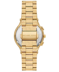 Michael Kors Women's Billie Chronograph Gold-Tone Stainless Steel Watch, 40mm