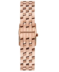 Michael Kors Women's Georgie Two-Hand Rose Gold-Tone Stainless Steel Watch, 20mm