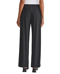 Kasper Women's Mid-Rise Wide-Leg Pull-On Pants