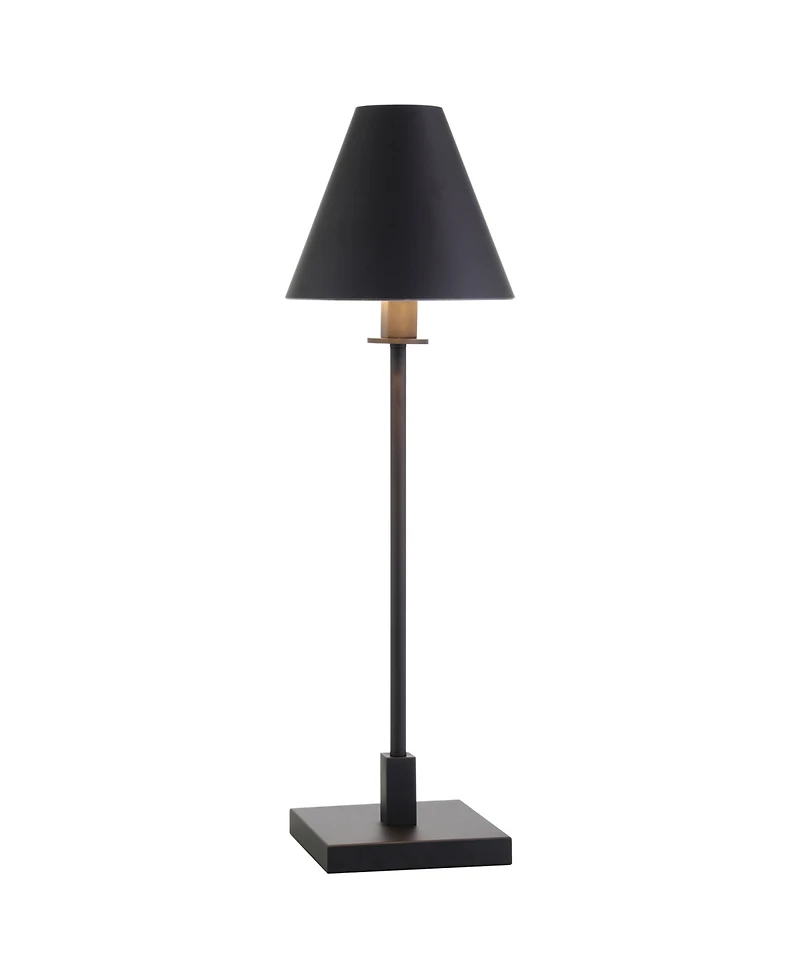 Hudson & Canal Clement 28" Metal Table Lamp with Metal Shade