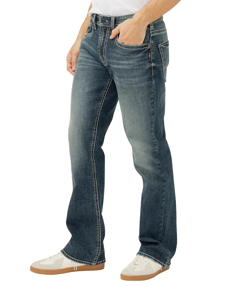 Silver Jeans Co. Men's Craig Classic Fit Bootcut Luxe Heritage