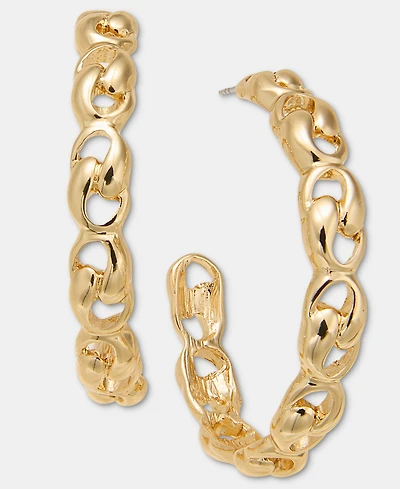 I.n.c. International Concepts Chain Hoop Earrings, Macy's Exclusive