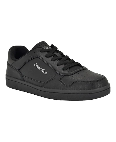 Calvin Klein Men's Landy Round Toe Lace Up Sneakers