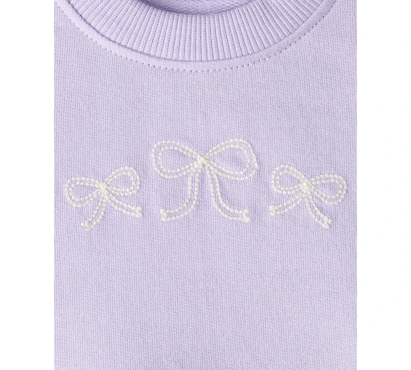 Carter's Baby Girls Bow-Print Tulle Cotton Dress