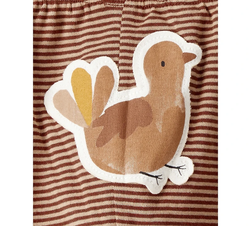 Carter's Baby Cotton My First Thanksgiving Long-Sleeve Bodysuit & Pants, 2 Piece Set