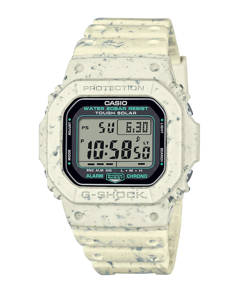 G-Shock Men's White Resin Watch, 43.2mm