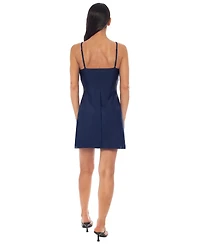 Jump Juniors' Embellished Power Satin Sheath Dress
