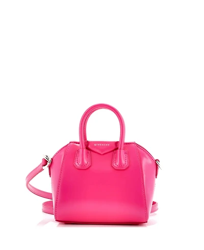 Pre-Owned Givenchy Micro Antigona Bag Leather