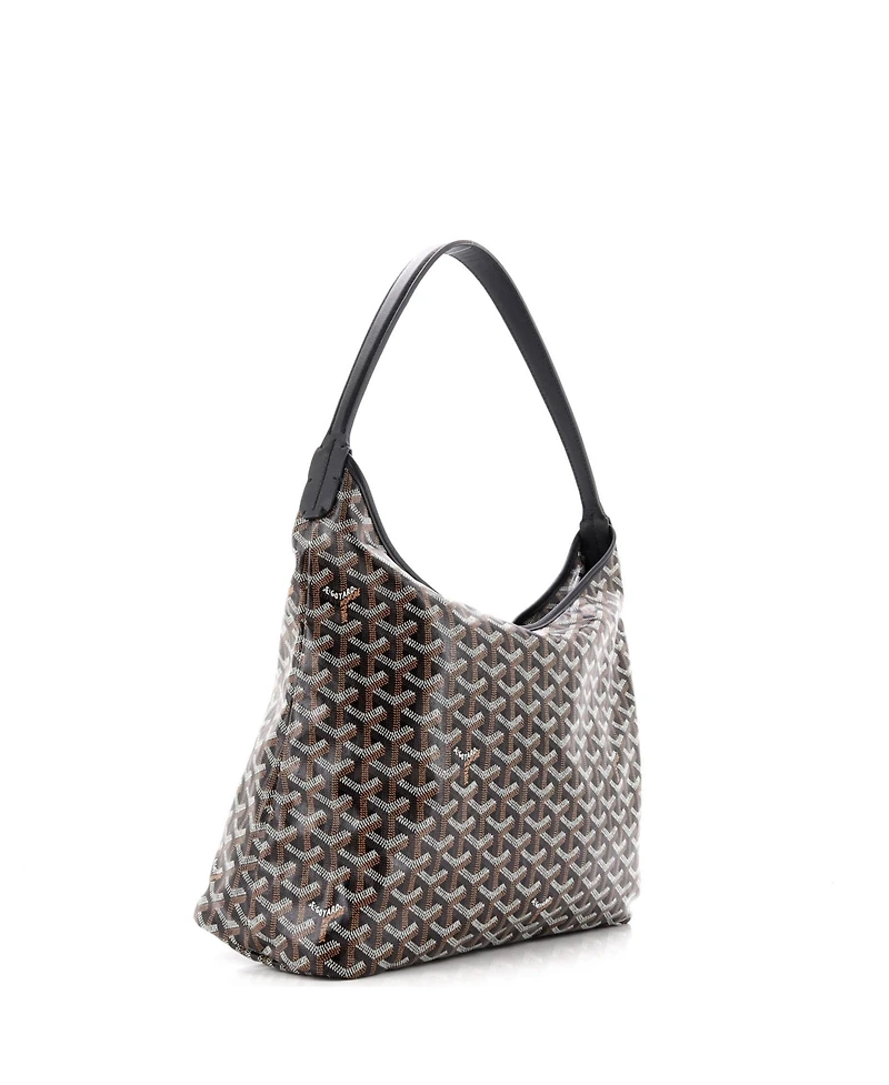 Pre-Owned Goyard Boheme Hobo Printed Coated Canvas