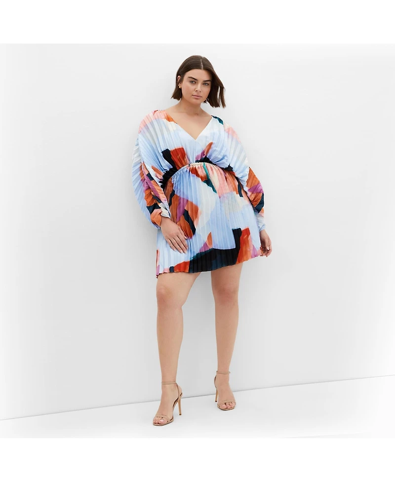 City Chic Women's Chloe Print Dress