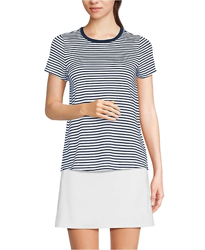Lands' End Women's Power Performance Short Sleeve Crewneck Tee